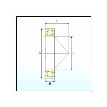 ISB 7034 B Angular Contact Ball Bearing