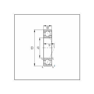 CYSD 7301 Angular Contact Ball Bearing