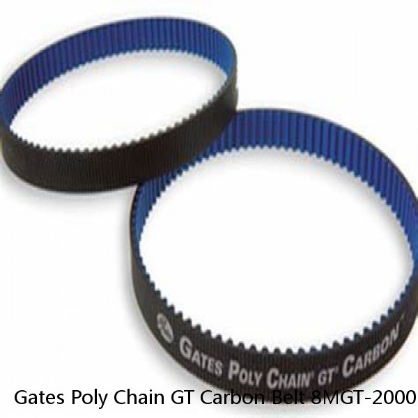 Gates Poly Chain GT Carbon Belt 8MGT-2000-12 - Ships FREE (BE105) New Surplus