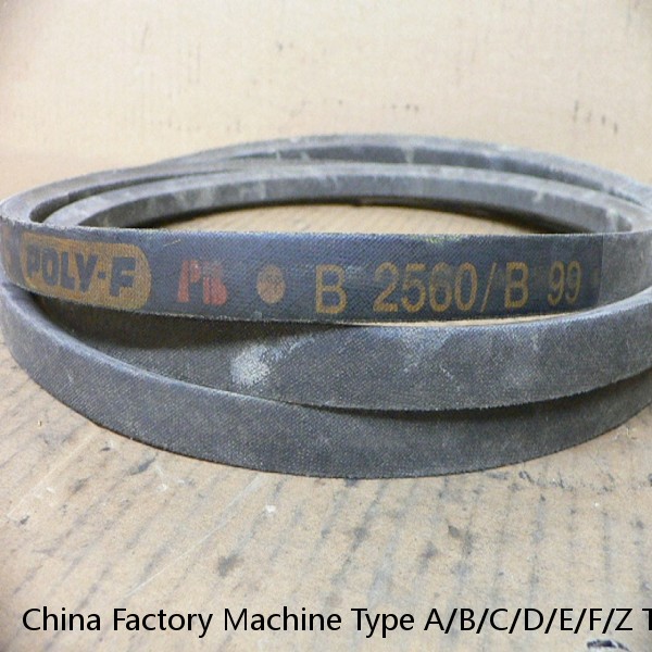 China Factory Machine Type A/B/C/D/E/F/Z Transmission Adjustable Industrial Rubber V Belt sanlux belt