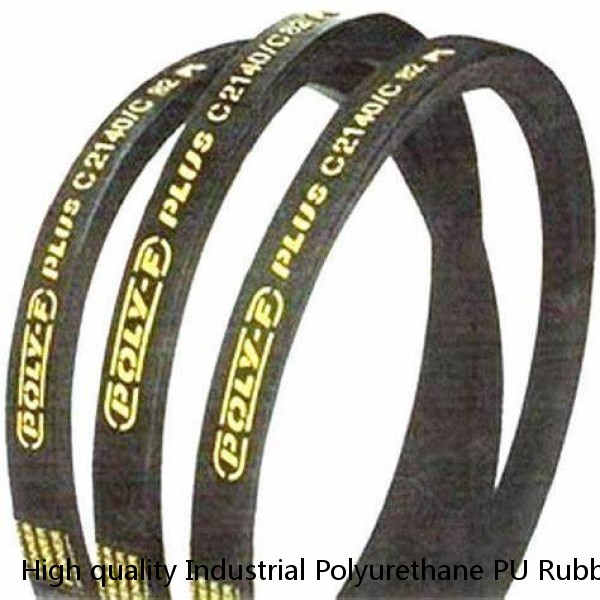 High quality Industrial Polyurethane PU Rubber Transmission Timing Belt #1 image