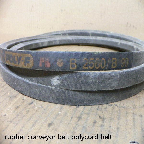 rubber conveyor belt polycord belt #1 image