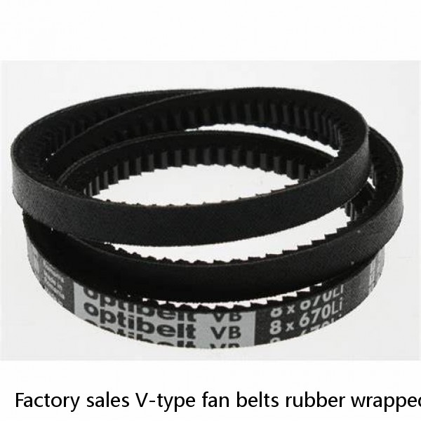 Factory sales V-type fan belts rubber wrapped rubber v belt manufacturer #1 image